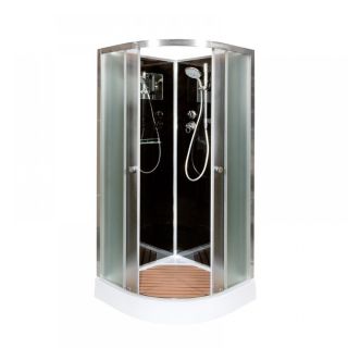 Душевая кабина Deto B09 BLACK 90х90х208 см